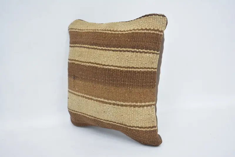 Embroidered Geometric Pillow, 12x12 Inches Decorative Pillow - 4