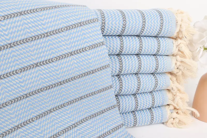 Custom Wedding Gifts, 70x40 Cotton Striped Towel, Bachelor Towel, Unique Gift, Bachelorette Party Gifts, Housewarming Gift, Bachelor Party Favors - 1