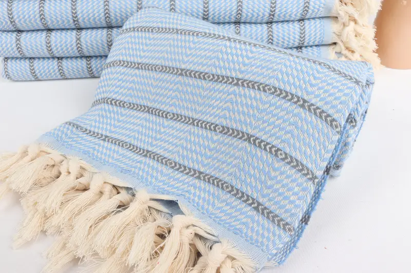 Custom Wedding Gifts, 70x40 Cotton Striped Towel, Bachelor Towel, Unique Gift, Bachelorette Party Gifts, Housewarming Gift, Bachelor Party Favors - 4