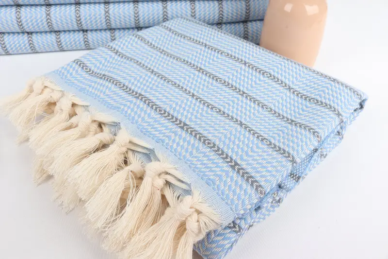 Custom Wedding Gifts, 70x40 Cotton Striped Towel, Bachelor Towel, Unique Gift, Bachelorette Party Gifts, Housewarming Gift, Bachelor Party Favors - 5