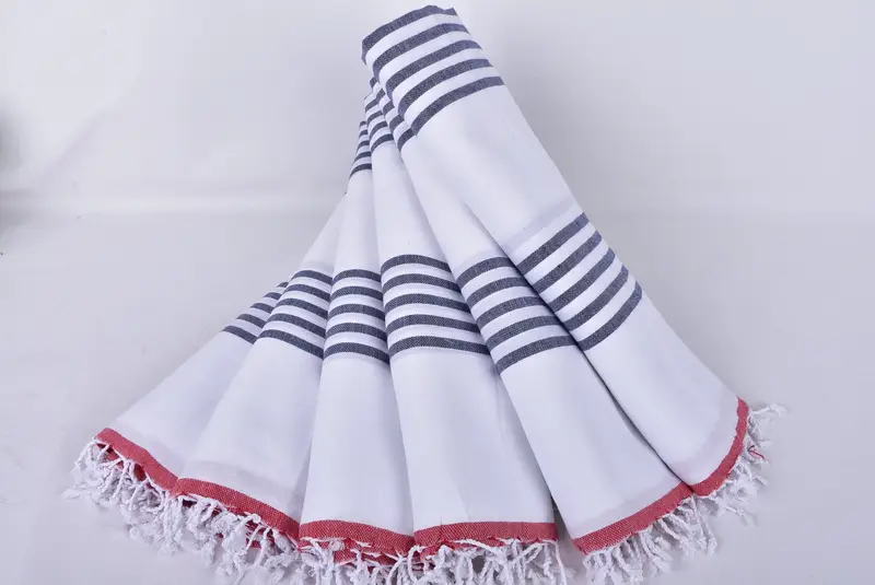 70x40 Cotton Striped Towel, Travel towel, Maid Of Honor Gift, Peshtemal beach towel with unique design, Home Decor Gifts, Custom Wedding Gifts - 4
