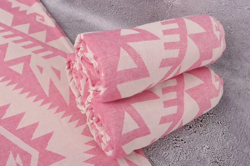Luxury towel, Peshtemal, 76x40 Cotton Geometric Towel, Beach Theme Wedding Gift, Fouta towel, Monogram Turkish Bath Towel, Spa Towel, Soft towel - 8