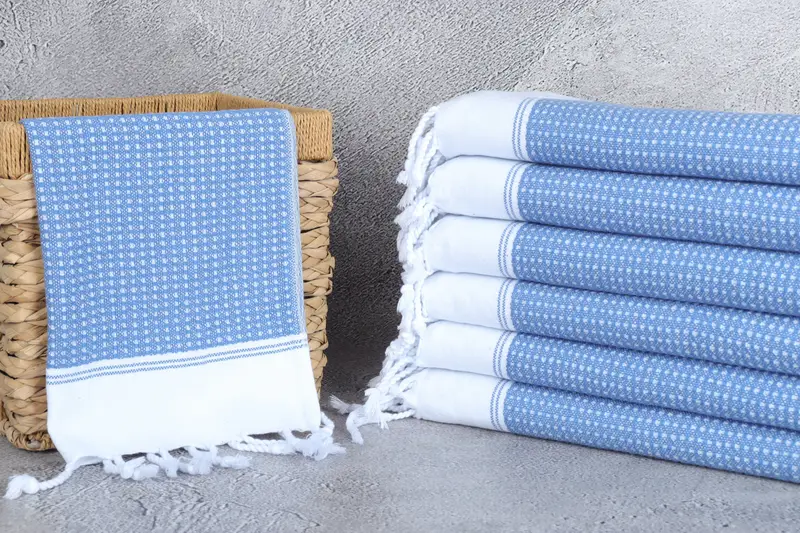 32x16 Cotton Striped Towel, Bridal Shower Favors, Personalized Gifts, Bachelor Gifts, Bulk Order Towel, Monogram Kitchen Towel, Wedding Favors - 3