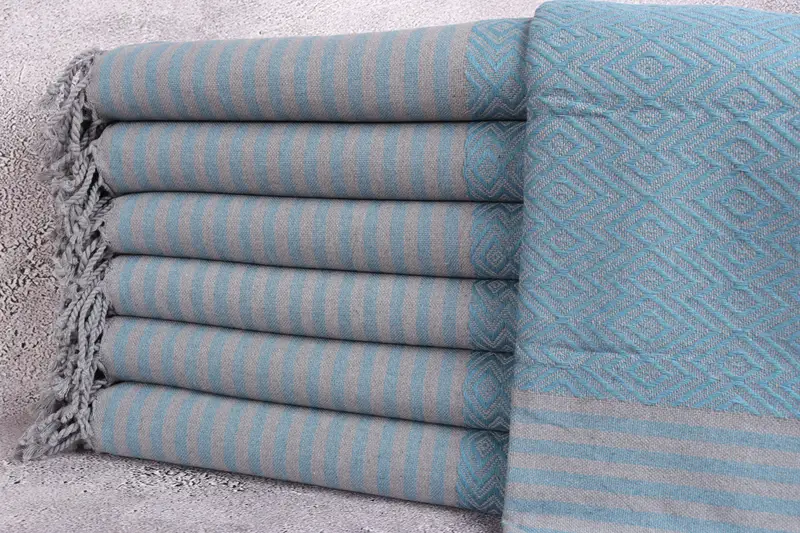 Custom Wedding Gift, Gym Towel, Gift For Wedding Day, 70x40 Cotton Diamond Towel, Beach Size Towel, Handmade Gift, Beach towel, Wedding Shower Gift - 1