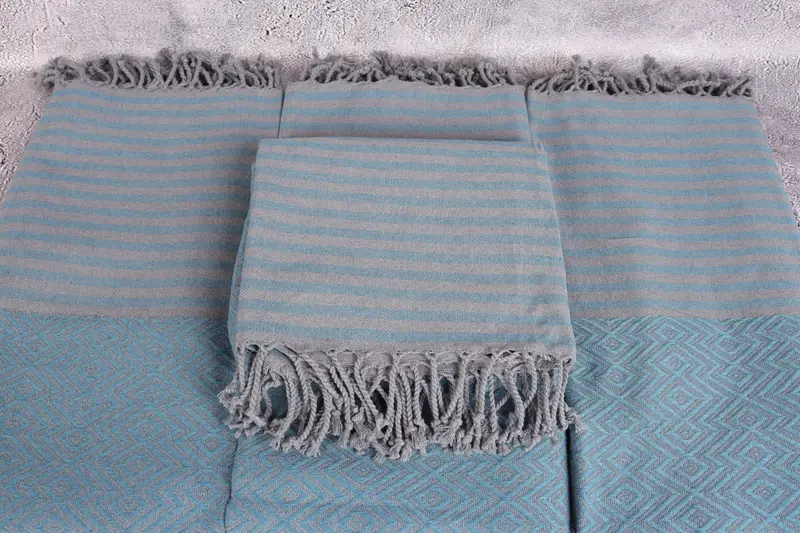 Custom Wedding Gift, Gym Towel, Gift For Wedding Day, 70x40 Cotton Diamond Towel, Beach Size Towel, Handmade Gift, Beach towel, Wedding Shower Gift - 4