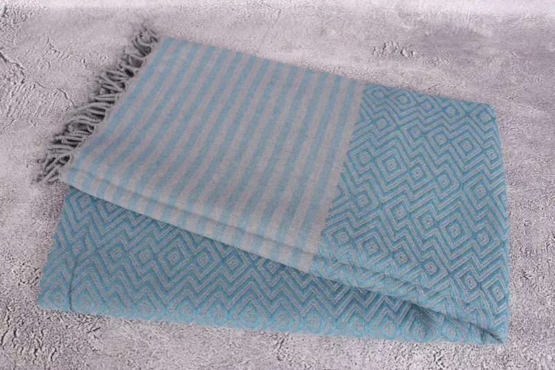 Custom Wedding Gift, Gym Towel, Gift For Wedding Day, 70x40 Cotton Diamond Towel, Beach Size Towel, Handmade Gift, Beach towel, Wedding Shower Gift - 6