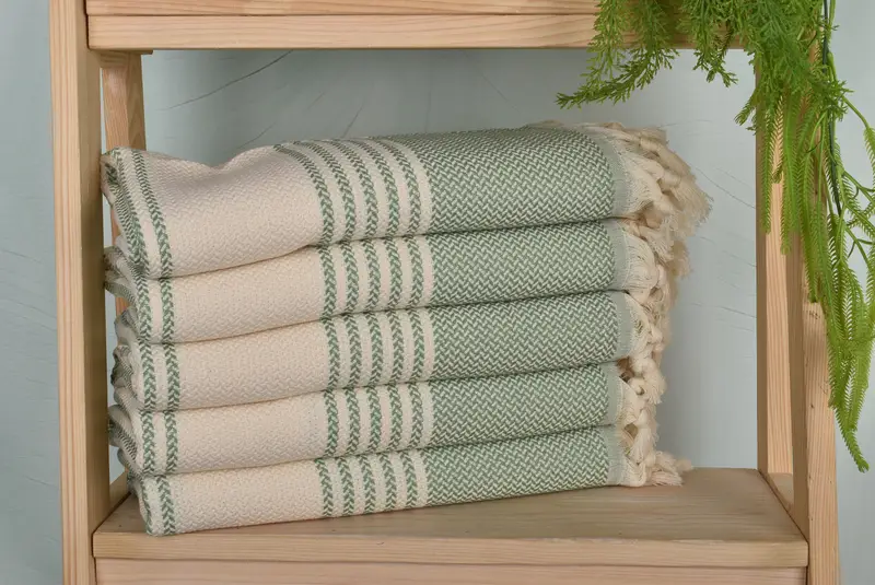 Gym Towel, Personalize Gift, Turkish bath towel, Kids Beach Towel, Travel towel, Embroidered Turkish Towel, 70x40 Cotton Striped Towel, Custom Towel - 1