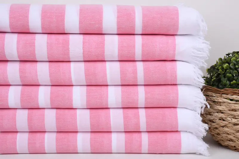 Personalized Towel Gift, Lightweight Turkish towel, Turkish Towel USA, 64x40 Cotton Striped Towel, Merry Christmas Gifts, Best Friend Gift - 2