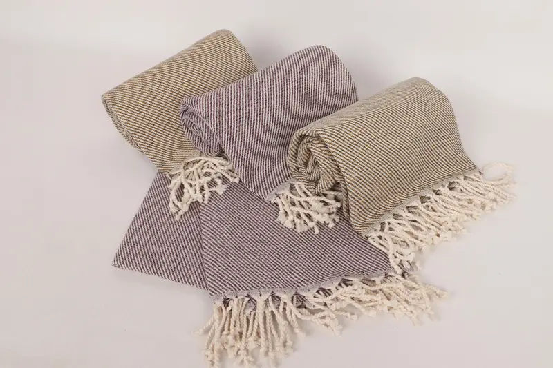 Quick-Dry Beach Towel, 70x40 Cotton Chevron Towel, Embroidered Towel, Bridal Gifts, Cute Beach Towel, Personalized Bridesmaid Gift, Scarf Towel - 5