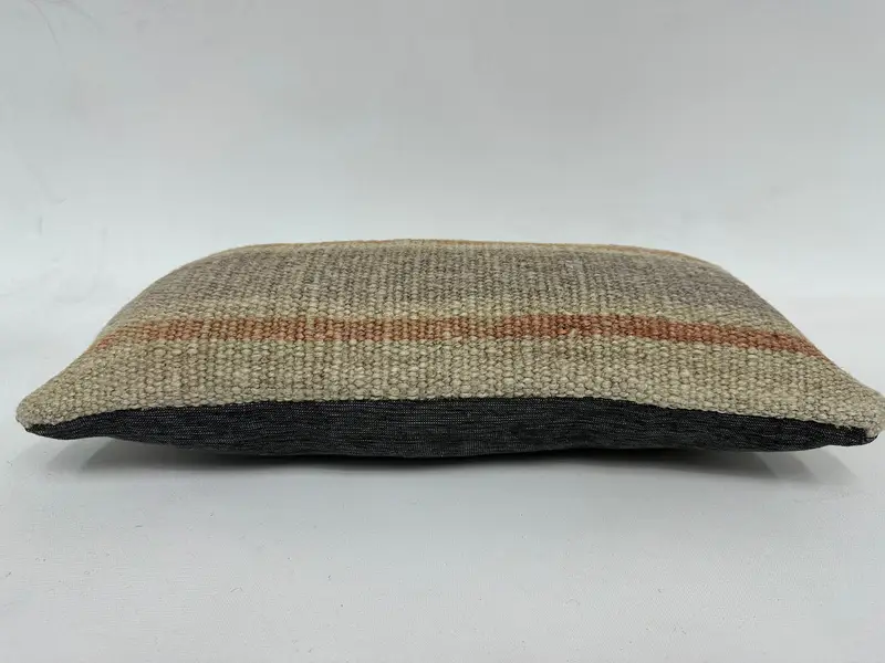 Couch Cushion Cover, 8x16 Gray Cushion, Office Chair Pillow, Pillow Sham, Garden Cushion Cover, Boho Pillow, Gift Pillow, Boho Pillow Sham Cover - 5