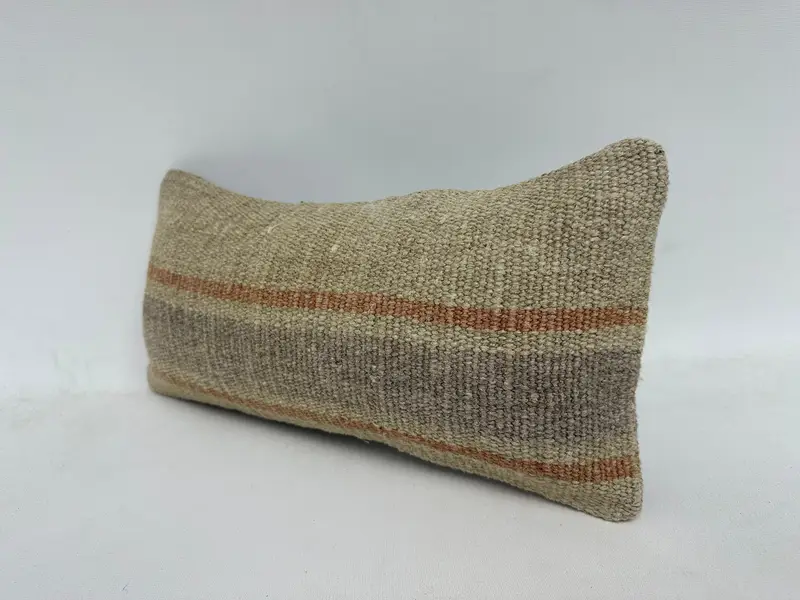 Couch Cushion Cover, 8x16 Gray Cushion, Office Chair Pillow, Pillow Sham, Garden Cushion Cover, Boho Pillow, Gift Pillow, Boho Pillow Sham Cover - 4
