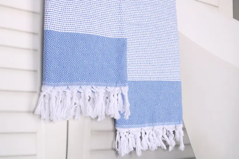 70x40 Cotton Diamond Towel, Personalized Gift For Him, Spa Towel, Large Turkish Towel, Best Wedding Gift, Bridal Shower Gift, Custom Wedding Gift - 8