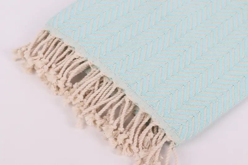 Gift For Boyfriend, Turkish bath towel, Bachelorette Beach Towel, Personalized Towel, Custom Beach Towel, 70x40 Cotton Zig zag Towel, Holiday Towel - 7