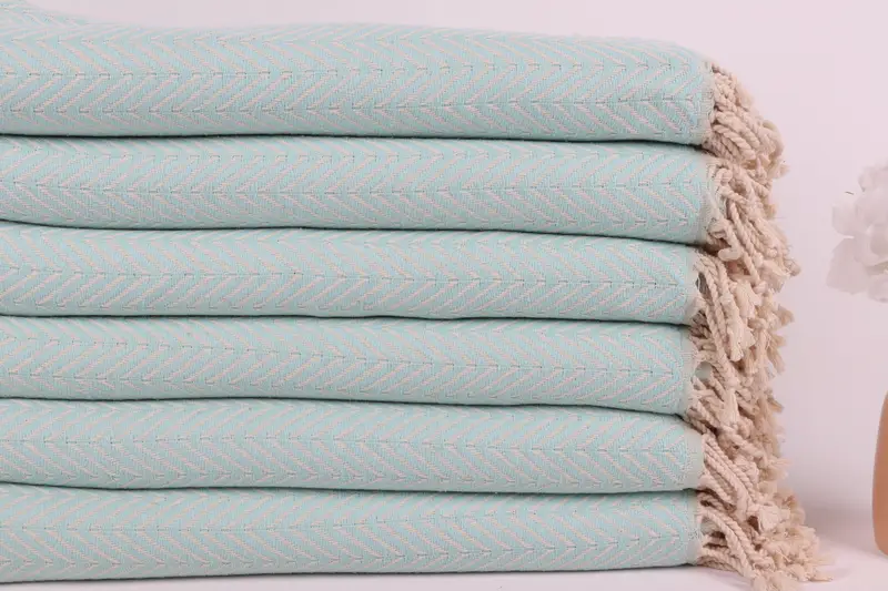 Gift For Boyfriend, Turkish bath towel, Bachelorette Beach Towel, Personalized Towel, Custom Beach Towel, 70x40 Cotton Zig zag Towel, Holiday Towel - 3
