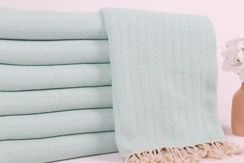 Gift For Boyfriend, Turkish bath towel, Bachelorette Beach Towel, Personalized Towel, Custom Beach Towel, 70x40 Cotton Zig zag Towel, Holiday Towel - 2