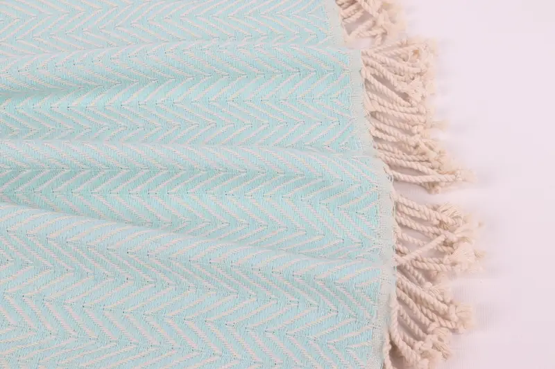 Gift For Boyfriend, Turkish bath towel, Bachelorette Beach Towel, Personalized Towel, Custom Beach Towel, 70x40 Cotton Zig zag Towel, Holiday Towel - 8