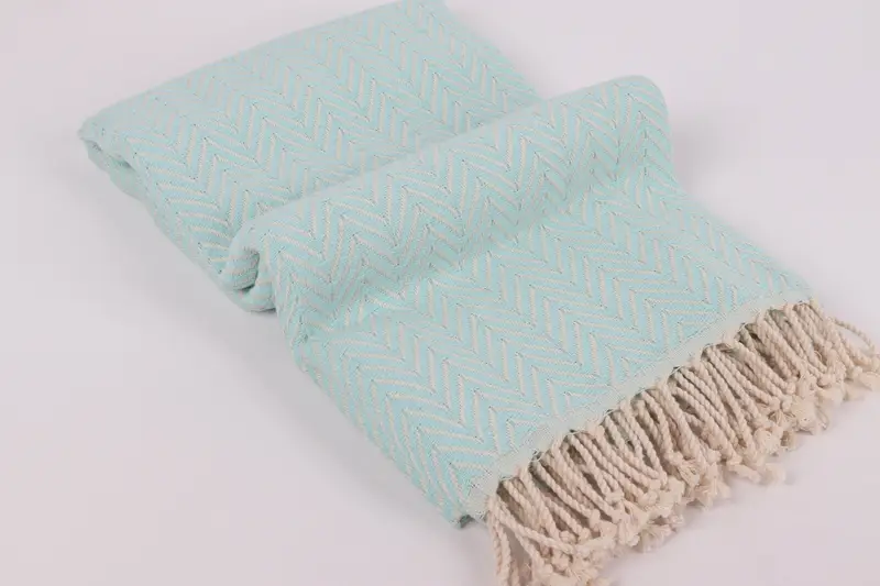 Gift For Boyfriend, Turkish bath towel, Bachelorette Beach Towel, Personalized Towel, Custom Beach Towel, 70x40 Cotton Zig zag Towel, Holiday Towel - 6