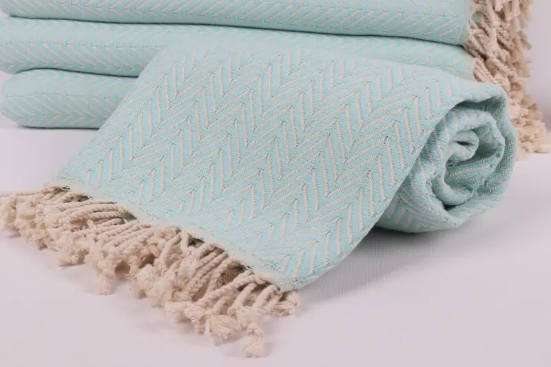 Gift For Boyfriend, Turkish bath towel, Bachelorette Beach Towel, Personalized Towel, Custom Beach Towel, 70x40 Cotton Zig zag Towel, Holiday Towel - 4
