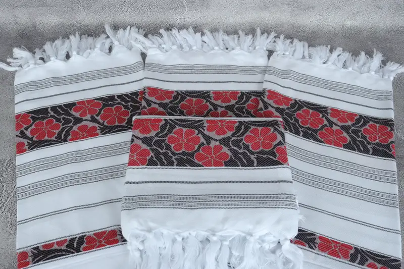 Organic towel, Monogram Turkish Towel, 70x40 Cotton Daisy Design Towel, Girls Weekend Getaways Gifts, Best Beach Towel, Wedding Gift For Bride - 4