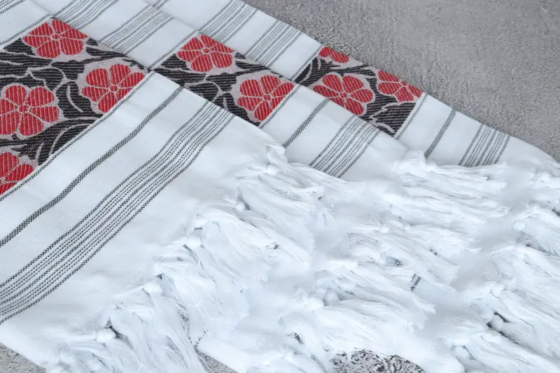 Organic towel, Monogram Turkish Towel, 70x40 Cotton Daisy Design Towel, Girls Weekend Getaways Gifts, Best Beach Towel, Wedding Gift For Bride - 5
