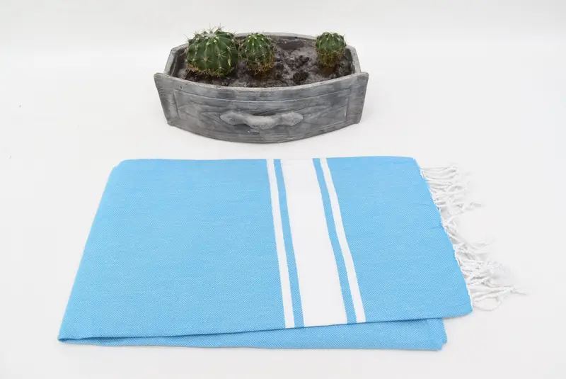 70x40 Cotton Striped Towel, Beach Towel Gift, Personalized Gifts, Handwoven Turkish Towel, Beach Towel Bulk, Embroidery Towels, Large Turkish Towel - 3