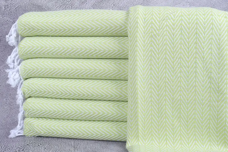 68x40 Cotton Zig zag Towel, Organic towel, Quick-Dry Beach Towel, Friends Beach Towel, Personalized Towel Gift, Beach Towel Bulk, Gift For Coworker - 1