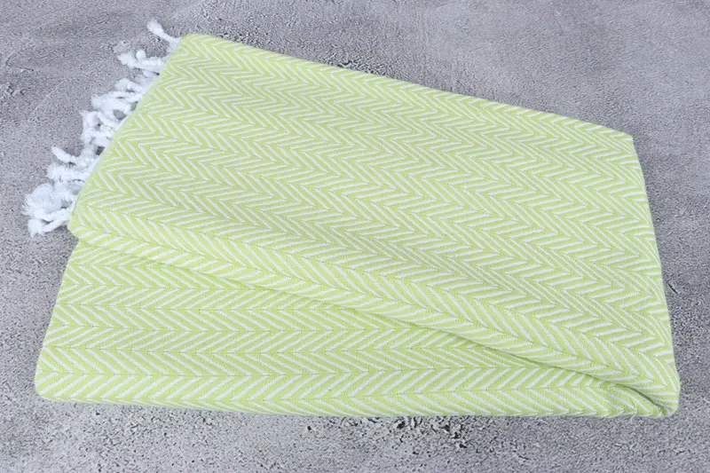 68x40 Cotton Zig zag Towel, Organic towel, Quick-Dry Beach Towel, Friends Beach Towel, Personalized Towel Gift, Beach Towel Bulk, Gift For Coworker - 6