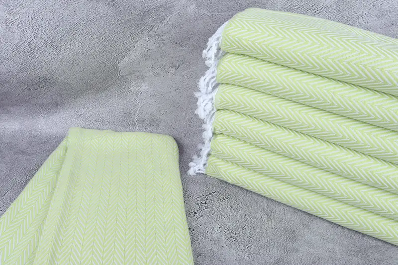 68x40 Cotton Zig zag Towel, Organic towel, Quick-Dry Beach Towel, Friends Beach Towel, Personalized Towel Gift, Beach Towel Bulk, Gift For Coworker - 2