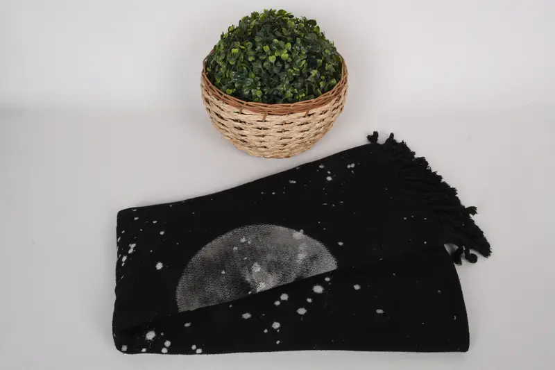 Fouta towel, Spa Towel, 64x32 Cotton Galaxy Design Towel, Authentic Turkish hammam peshtemal, Maid Of Honor Gift, Custom Gift, Bridesmaid Gift Towel - 5
