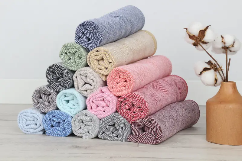 Monogramm Küchentuch, Badezimmertücher, Bachelorette -Gunst, personalisiertes Geschirrtuch, 36x18 Baumwollfischgrätenhandtuch, Brautjungfernhandtuch, Sommertuch - 7