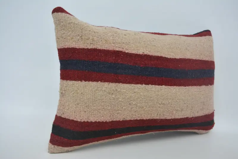 Kilim Pillow Cover, 16x24 Beige Cushion Cover, Rustic Cushion Cover, Turkish Kilim Pillow, Turkish Bench Cushion, Pillow for Couch, Pillow Sham - 2
