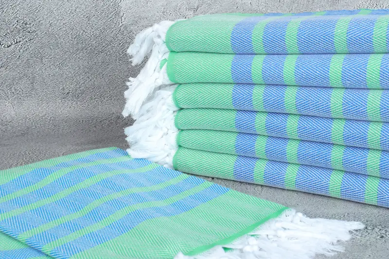 Personalized Wedding Gift, 68x36 Cotton Chevron Towel, Valentines Day Gift Idea, Peshtemal Towel USA, Bachelorette Party Gift, Bridal Shower Gift - 2
