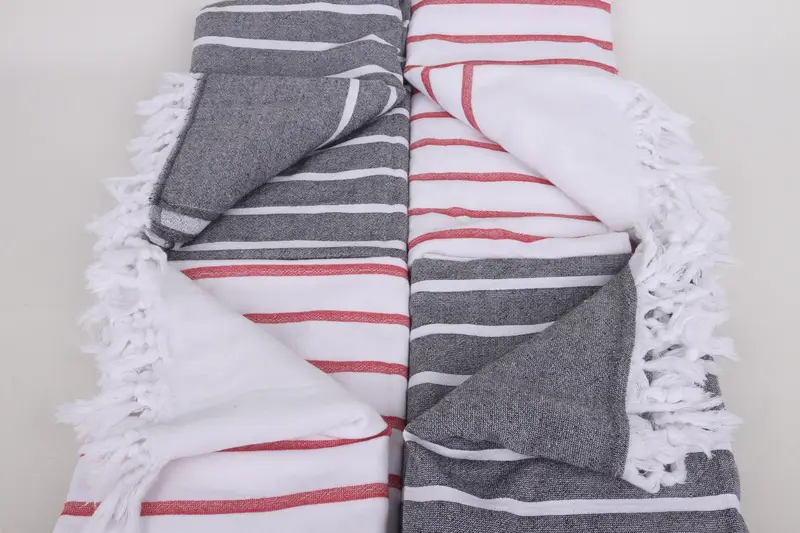Home Decor Gifts, 64x40 Cotton Striped Terry Towel, Bridal Shower Gift, Custom Wedding Towel, Monogram Turkish Towel, Bridesmaid Gifts Personalized - 4