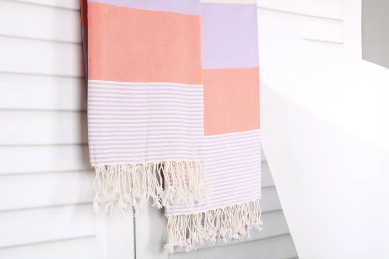 Turkish Beach Towel Personalized, 68x40 Cotton Striped Towel, Bridal Shower Gift, Organic Turkish towel, Bride Gift, Organic towel, Monogram Towels - 8