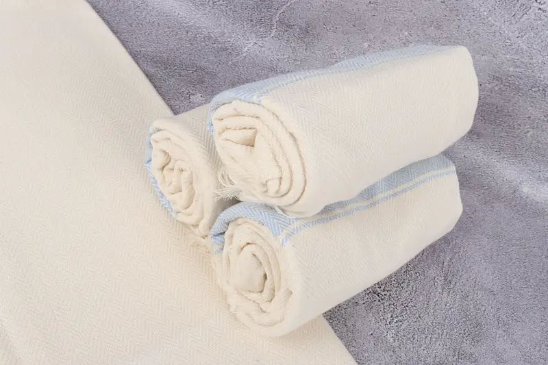 Embroidered Towel, Personalized Gifts, Wedding Day Gift For Bride, Wedding Favors, 70x36 Cotton Herringbone Towel, Turkish Towel Personalized - 7