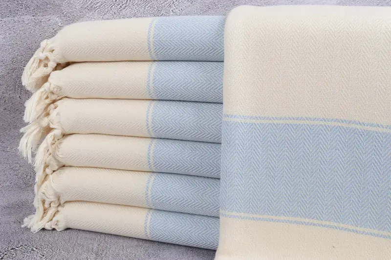 Embroidered Towel, Personalized Gifts, Wedding Day Gift For Bride, Wedding Favors, 70x36 Cotton Herringbone Towel, Turkish Towel Personalized - 1