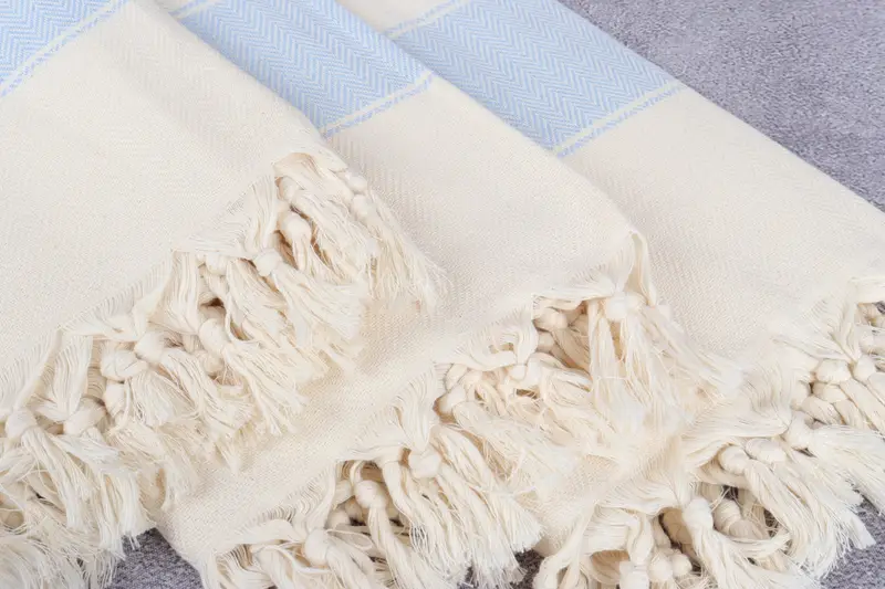 Embroidered Towel, Personalized Gifts, Wedding Day Gift For Bride, Wedding Favors, 70x36 Cotton Herringbone Towel, Turkish Towel Personalized - 5