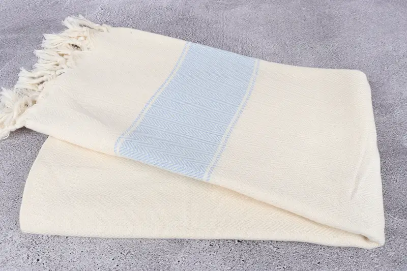 Embroidered Towel, Personalized Gifts, Wedding Day Gift For Bride, Wedding Favors, 70x36 Cotton Herringbone Towel, Turkish Towel Personalized - 6