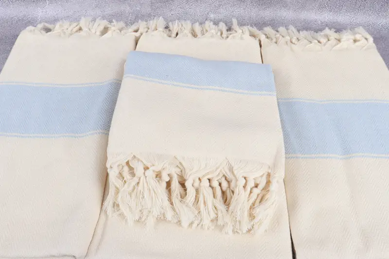 Embroidered Towel, Personalized Gifts, Wedding Day Gift For Bride, Wedding Favors, 70x36 Cotton Herringbone Towel, Turkish Towel Personalized - 4