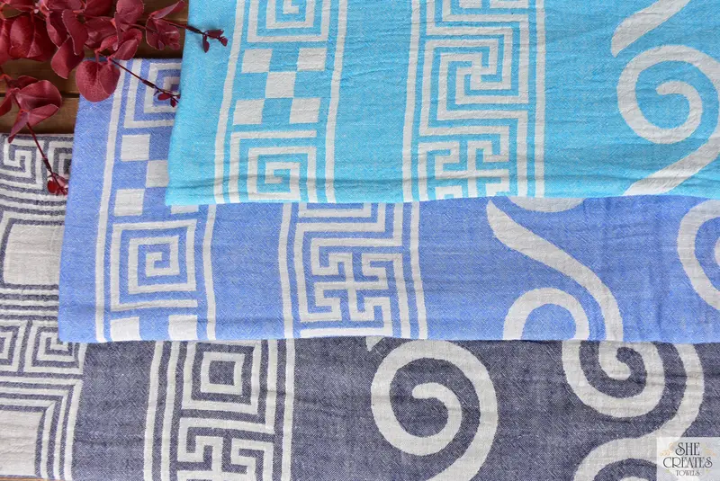 Custom Towel, Spa Gift Towel, 70x36 Cotton Patterned Towel, Handmade Gift, Family Gift Basket, Bachelorette Party Gift, Bridal Shower Favors - 4