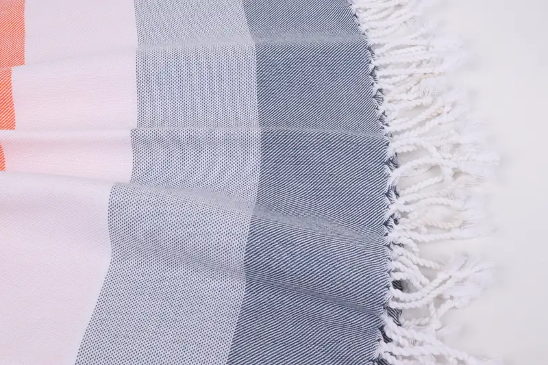Quick-dry peshtemal, Christmas Gift, Luxury towel, Hammam Towel USA, Summer Gift, Organic cotton Turkish peshtemal towel, 70x40 Cotton Striped Towel - 8