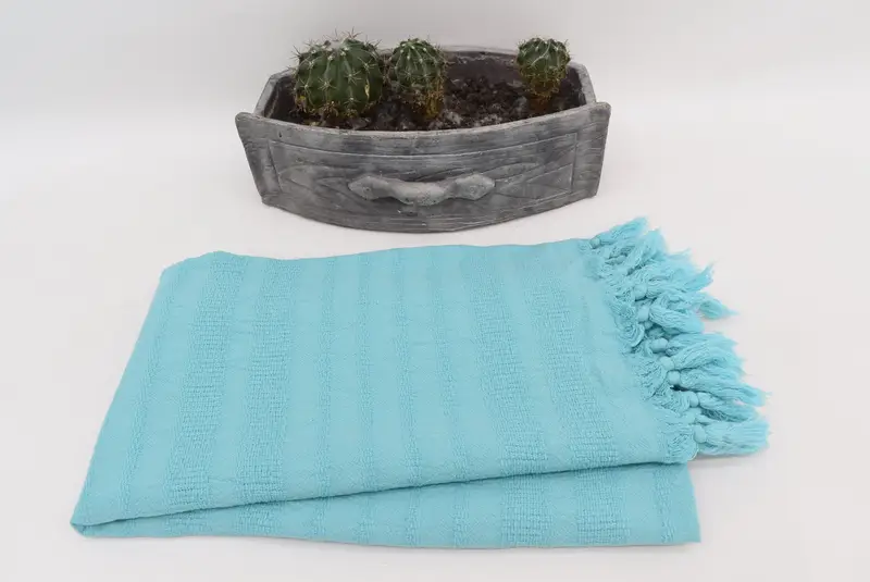 Sand-free peshtemal towel for the beach, Gift For Her, Gift For Boyfriend, Summer Gift, Beach Towel Bulk, 68x36 Cotton Stonewashed Striped Towel - 4