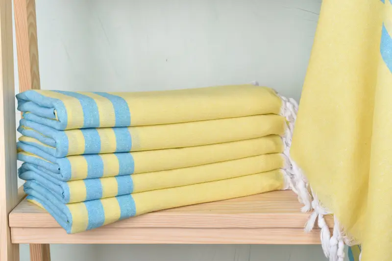 Monogrammed Turkish Towel, Embroidery Towels, Unique Wedding Gift, Custom Beach Towel, 70x36 Cotton Striped Towel, Quick-dry peshtemal, Thin towel - 1
