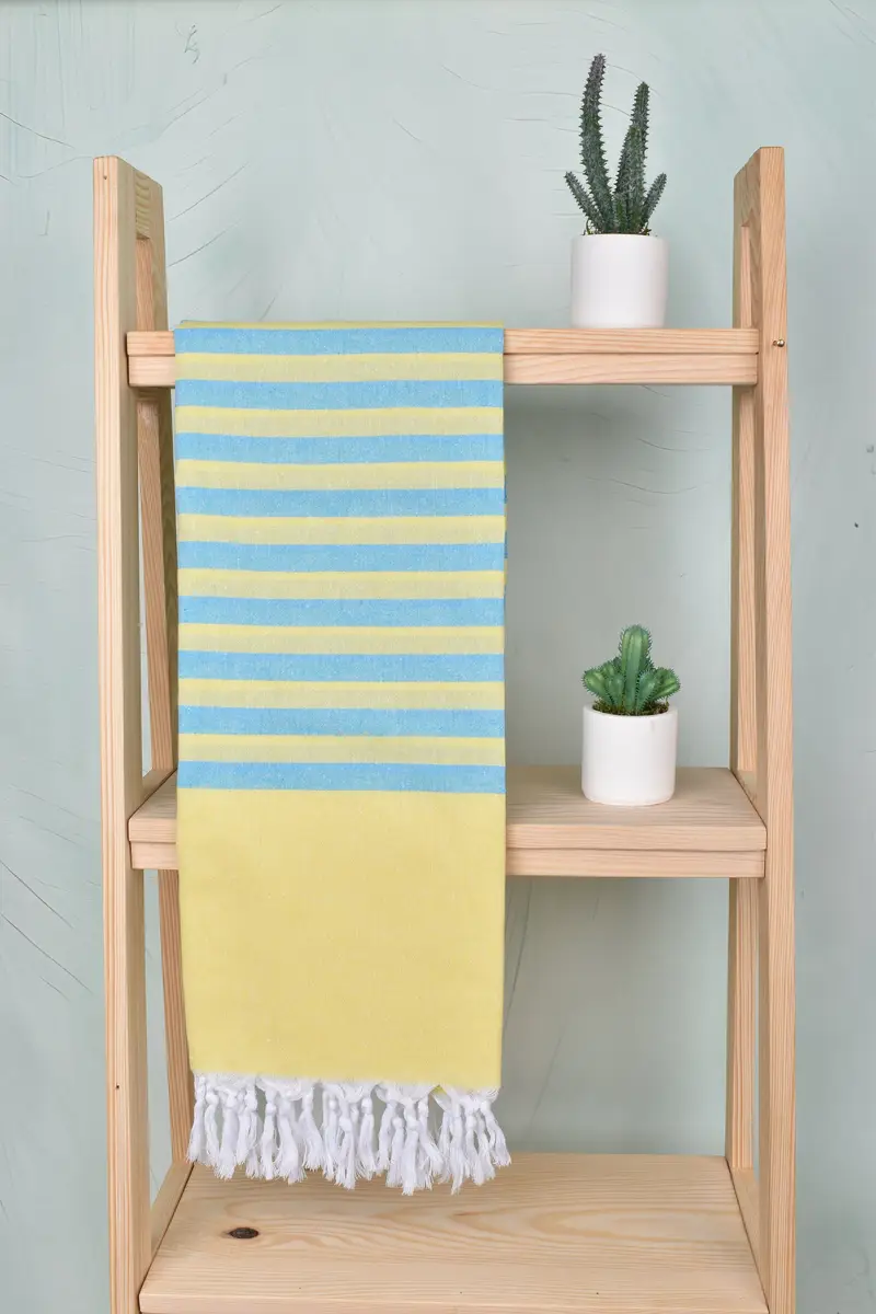 Monogrammed Turkish Towel, Embroidery Towels, Unique Wedding Gift, Custom Beach Towel, 70x36 Cotton Striped Towel, Quick-dry peshtemal, Thin towel - 8