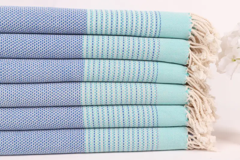Turkish Towel Beach Towel, 64x40 Cotton Diamond Towel, Fouta towel, Bachelorette Party Gifts, Valentines Day Gift Idea, Custom Beach Towel - 3