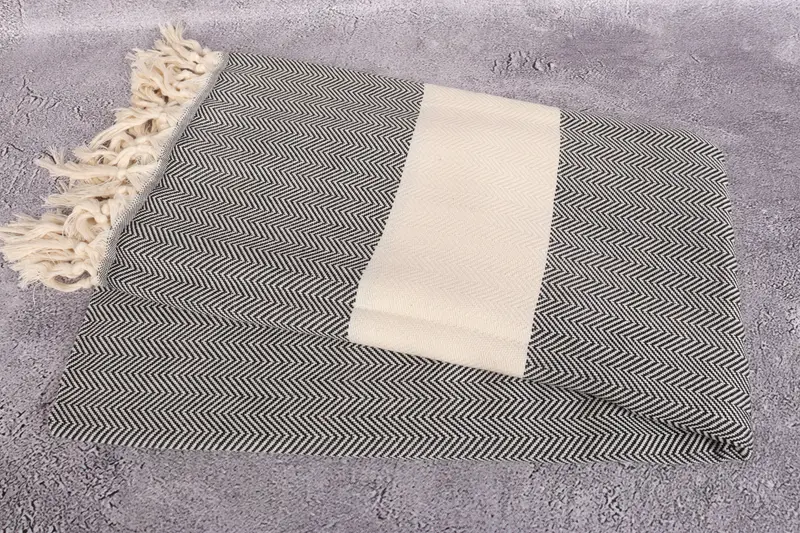 Maid Of Honor Gift, Girls Weekend Getaways Ideas, Absorbent Turkish towel, Bachelorette Party Gift, Travel towel, 70x40 Cotton Herringbone Towel - 6