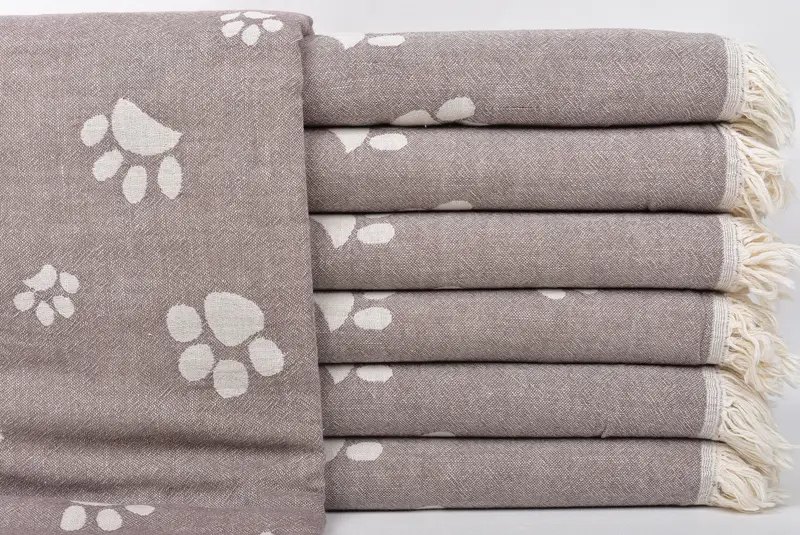 Personalized Gifts, Spa Gift, Bachelorette Beach Towel, Bath towel, Girls Weekend Getaways Gifts, 70x36 Cotton Paw Design Towel, Bachelor Gifts - 2