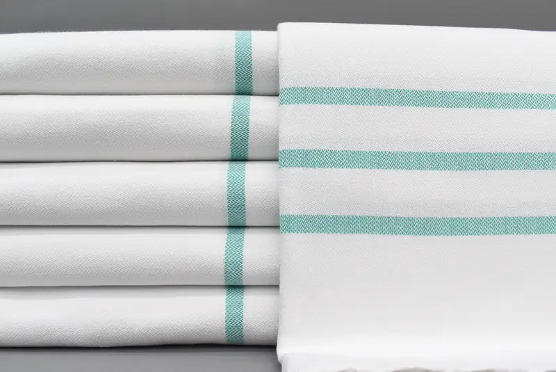 70x40 Cotton Striped Towel, Bridal Shower Gift, Bachelorette Towel, Bride Gift, Unique Wedding Gift, Beach Towel Bulk, Custom Towel, Soft towel - 1
