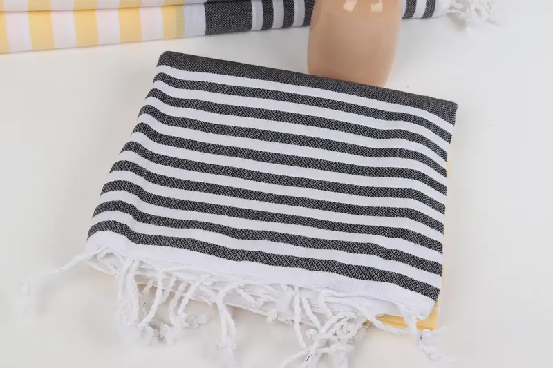 Bridal Shower Favors, Travel towel, Monogram Turkish Bath Towel, Bachelorette Party Gifts, Yoga Towel, 68x36 Cotton Striped Towel, Personalised Gift - 5