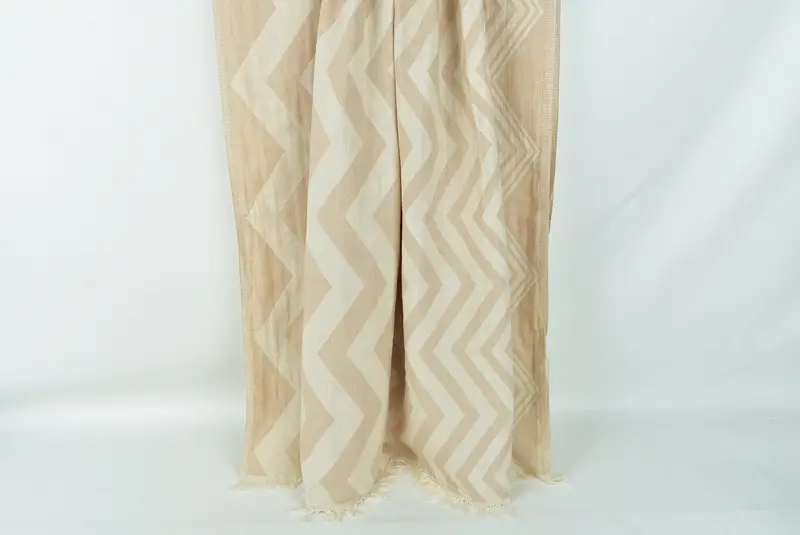 70x40 Cotton Zigzag Design Towel, Custom Wedding Gift, Customized Turkish Towel, Maid Of Honor Gift, Home Decor Gifts, Bridesmaid Gift Towel - 2